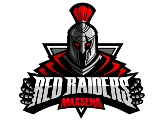 Massena Red Raiders logo design by fontstyle