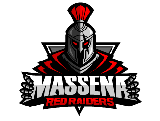 Massena Red Raiders logo design by fontstyle
