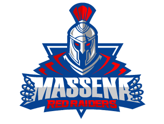 Massena Red Raiders logo design by fontstyle