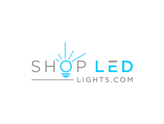 Shop LED Lights.com logo design by checx