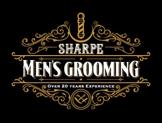 Sharpe Mens Grooming logo design by daywalker