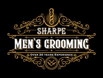 Sharpe Mens Grooming logo design by daywalker