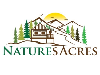Natures Acres logo design by invento