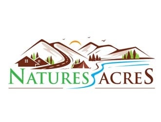 Natures Acres logo design by logoguy