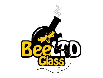Bee LTD Glass logo design by REDCROW
