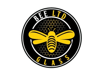 Bee LTD Glass logo design by REDCROW