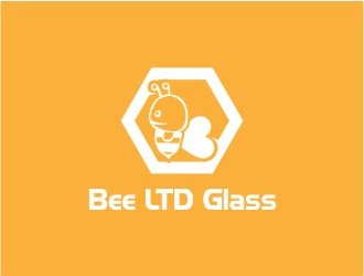 Bee LTD Glass logo design by 6king