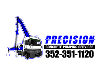 Precision Concrete Pumping Services logo design by torresace