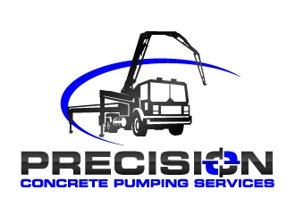 Precision Concrete Pumping Services logo design by jaize