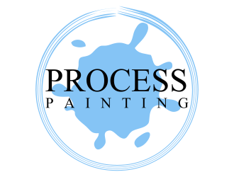 Process Painting logo design by RIANW