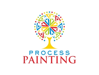 Process Painting logo design by cikiyunn
