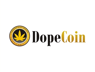 DopeCoin logo design by gitzart