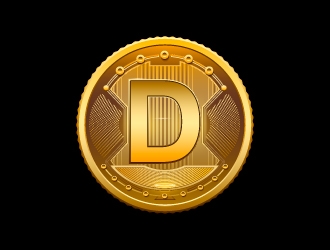 DopeCoin logo design by PyramidDesign