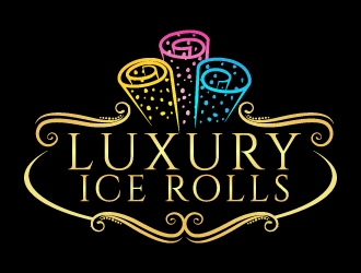 LUXURY ICE ROLLS logo design by jaize