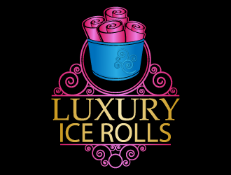 LUXURY ICE ROLLS logo design by fastsev