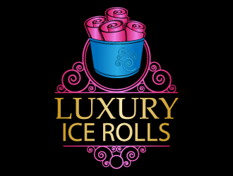 LUXURY ICE ROLLS logo design by fastsev