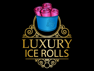 LUXURY ICE ROLLS logo design by fastsev