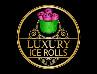 LUXURY ICE ROLLS logo design by fastsev