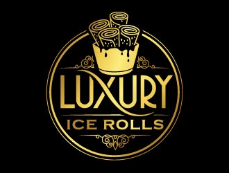 LUXURY ICE ROLLS logo design by REDCROW