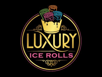 LUXURY ICE ROLLS logo design by REDCROW