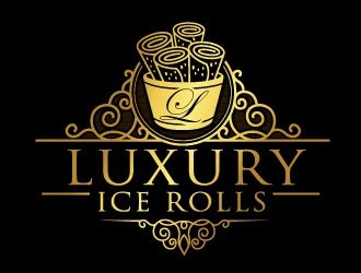 LUXURY ICE ROLLS logo design by REDCROW
