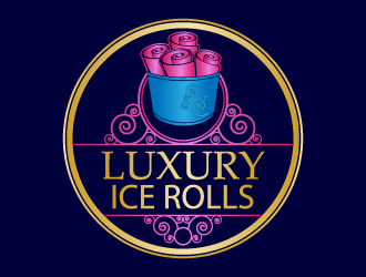 LUXURY ICE ROLLS logo design by fastsev