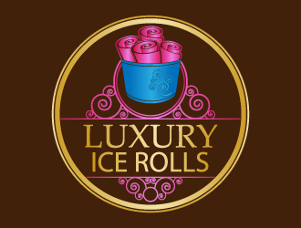 LUXURY ICE ROLLS logo design by fastsev