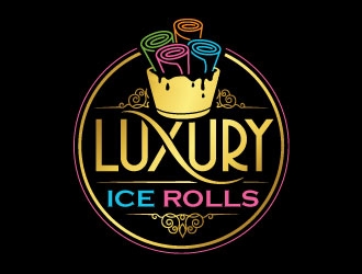 LUXURY ICE ROLLS logo design by REDCROW