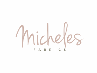 Micheles Fabrics logo design by kimora