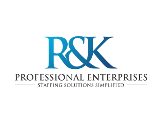 R & K Professional Enterprises logo design by ekitessar