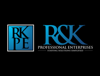 R & K Professional Enterprises logo design by ekitessar