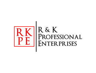 R & K Professional Enterprises logo design by akhi