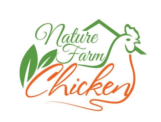 Nature Farm Chicken logo design by WhiteOwl