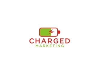 Charged Marketing  logo design by bricton