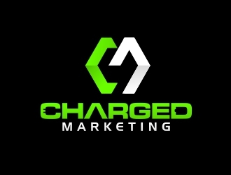 Charged Marketing  logo design by amar_mboiss
