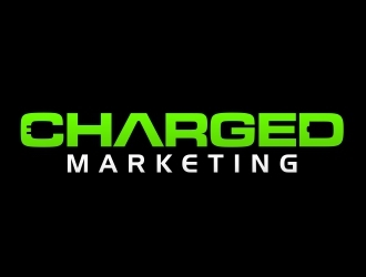 Charged Marketing  logo design by amar_mboiss