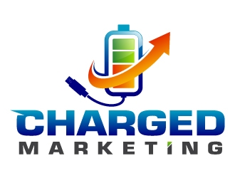Charged Marketing  logo design by kgcreative