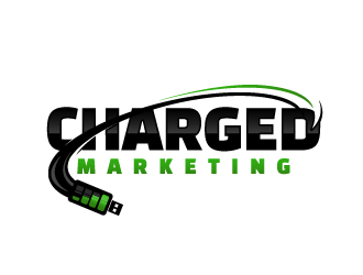 Charged Marketing  logo design by schiena