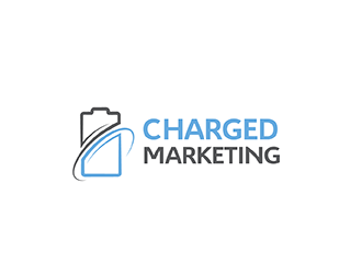 Charged Marketing  logo design by geomateo