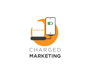 Charged Marketing  logo design by Erasedink
