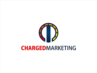 Charged Marketing  logo design by hole