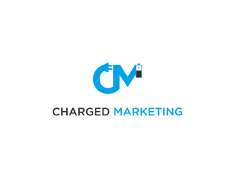 Charged Marketing  logo design by cecentilan
