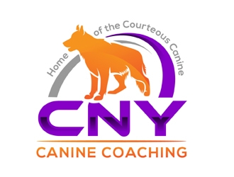 CNY Canine Coaching  logo design by MAXR