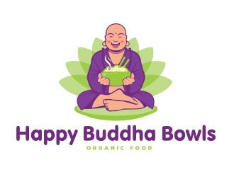 Happy Buddha Bowls logo design by emberdezign
