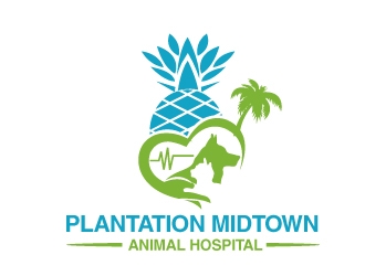 Plantation Midtown Animal Hospital logo design by PMG