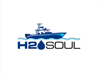 h2o Soul logo design by hole