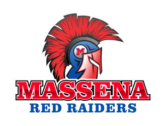 Massena Red Raiders logo design by AisRafa