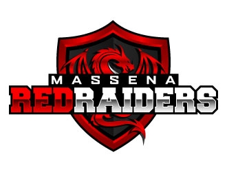 Massena Red Raiders logo design by daywalker