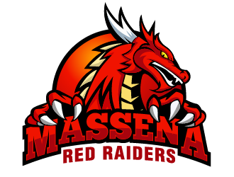 Massena Red Raiders logo design by THOR_