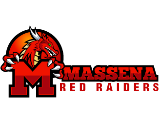 Massena Red Raiders logo design by THOR_